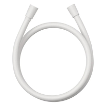 Furtun de duș Kludi Suparaflex, 125 cm, antirasucire, efect metalic, alb